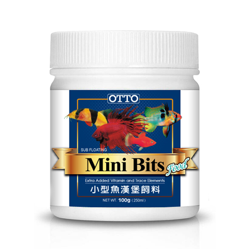 Mini Bits Fish Food (M)100g