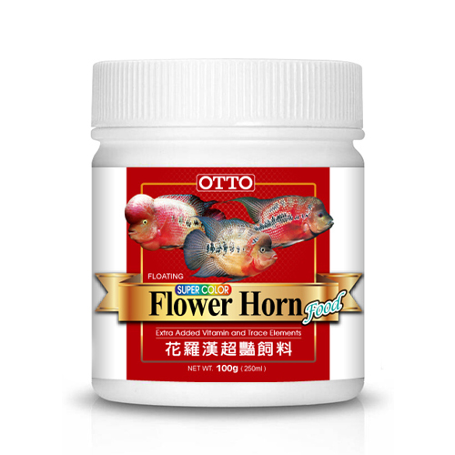 Super Color Flower Horn Fish Food (M)100g